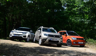 Dacia Duster vs Suzuki Ignis vs SsangYong Tivoli - header