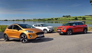 Ford Fiesta Active vs Citroen C3 Aircross vs SsangYong Tivoli - header