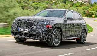 BMW X3 prototype (camouflaged) - front tracking