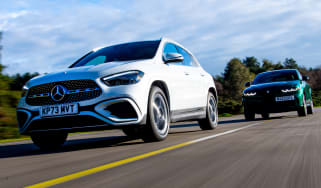 Mercedes GLA and Alfa Romeo Tonale - front tracking